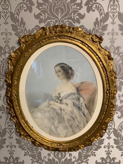 A Late 19th Century Pastel Portrait Depicting a Maiden