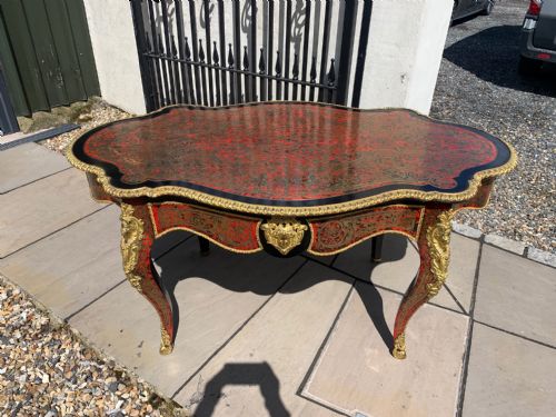 A Superb French Boulle Centre Table