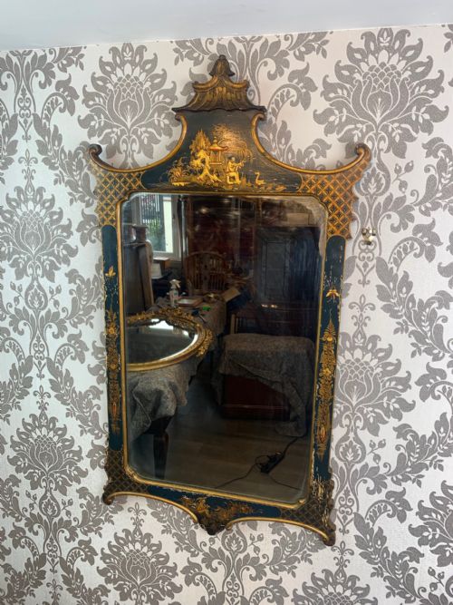 An 18th Century Style Chinoiserie Wall Mirror