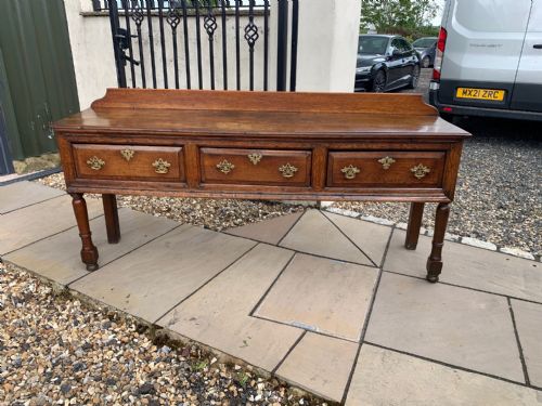 An 18th Century Oak Antique Dresser Base
