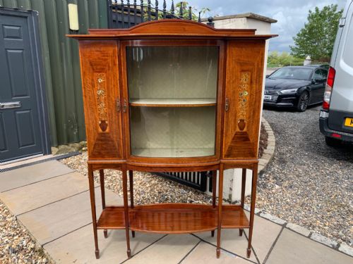 A Fine Quality Arts & Crafts Period Mahogany Display Cabinet
