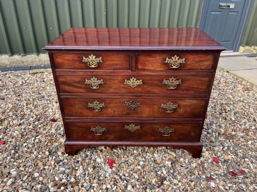 A Lovely George III Period Mahogany Chest of Drawers