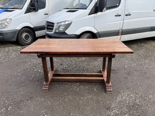 A Good 1920s Cotswold School Oak Dining Table