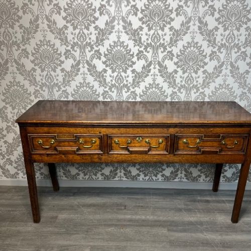 An 18th Century Oak Antique Dresser Base