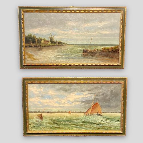 A Pair of Late 19th Century Oil Paintings by Walter Danks (1882-1912).