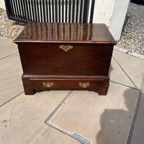 An 18th Century Welsh Oak Coffer Bach