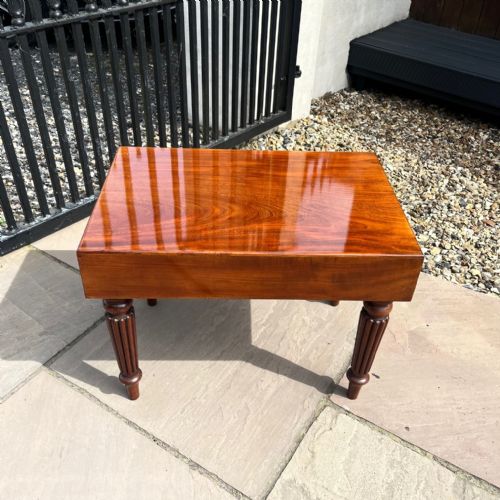 A Late Regency Period Mahogany Bidet Probably by Gillows of Lancaster