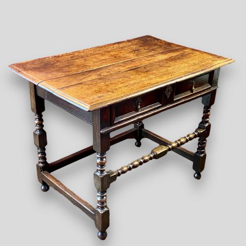 A Late 17th Century Oak Antique Side Table