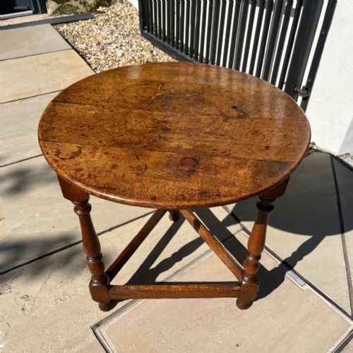 An 18th Century Oak and Ash Cricket Table