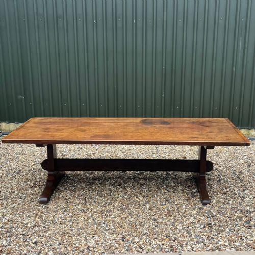 A Large 18th Century Style 12-14 Seater Oak Farmhouse Table