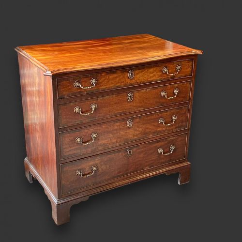 A Fine George III Period Mahogany Chest of Drawers