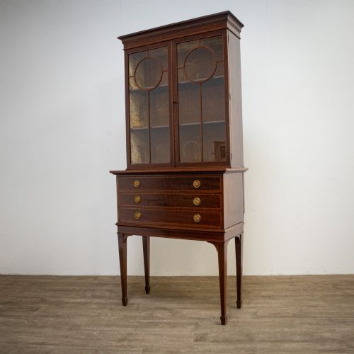 An Edwardian Period Mahogany Display Cabinet