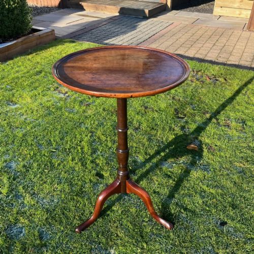 A George III Period Mahogany Tripod Table