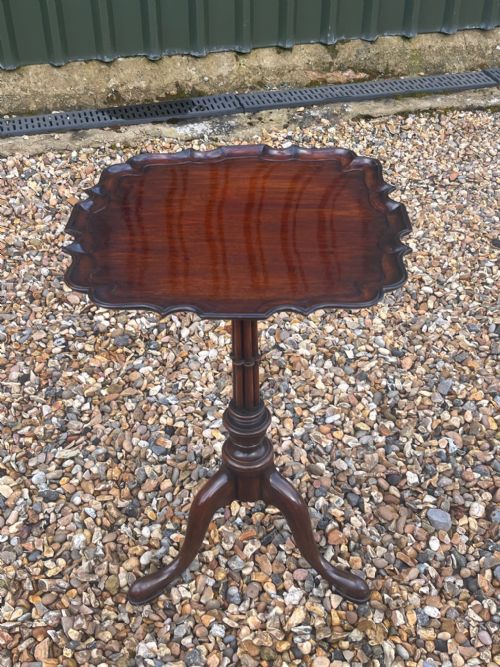 An Edwardian Period Chippendale Style Mahogany Wine Table