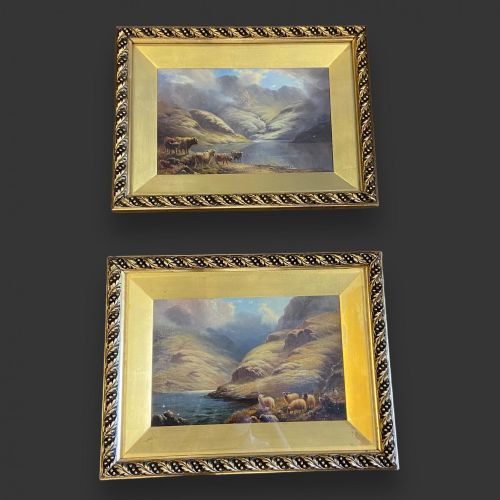 A Fine Quality Pair of 19th Century Oil Paintings by Wycliff Egginton