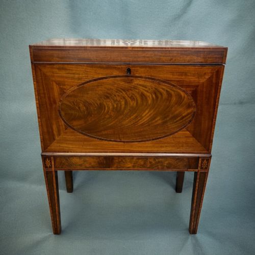 A Sheraton Period Mahogany Antique Cellarette