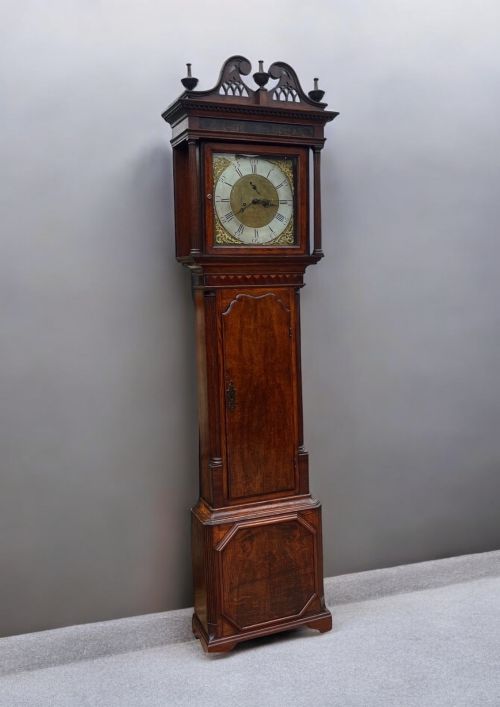 A George III Period Oak 8 Day Grandfather Clock by Jackson of Frodsham