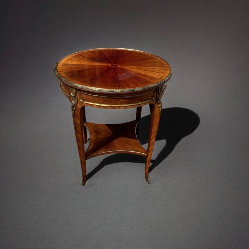A Stunning Quality Louis Xvi Style Kingwood and Ormolu Mounted Table