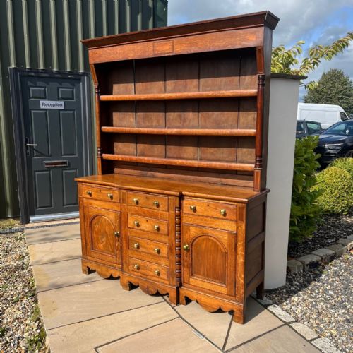 A 19th Century Oak and Mahogany Welsh Dresser