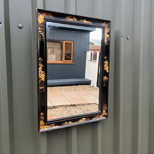 A Beautiful Rectangular Chinoiserie Wall Mirror