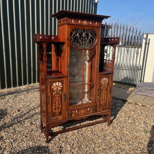 An Iconic Shapland & Petter 'Lily' Mahogany Display Cabinet