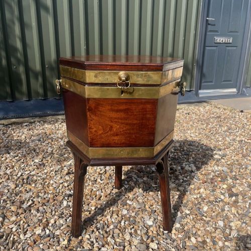A George III Period Mahogany Antique Wine Cooler