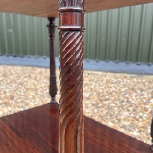 AN EXHIBITION QUALITY COLLINGSON LOCK ROSEWOOD COROMANDEL AND KINGWOOD INLAID TABLE - ADDITIONAL PHOTO 10