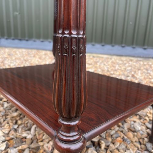 AN EXHIBITION QUALITY COLLINGSON LOCK ROSEWOOD COROMANDEL AND KINGWOOD INLAID TABLE - ADDITIONAL PHOTO 11