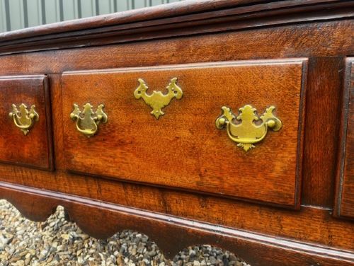 A George III Period oak dresser base View V