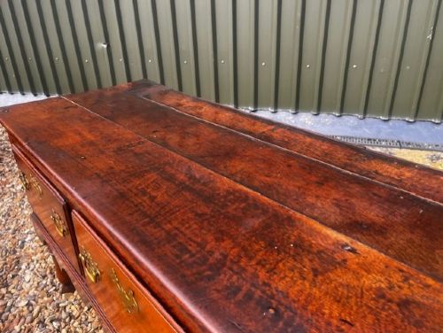 A George III Period oak dresser base View IX