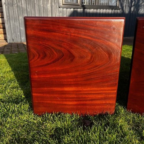 A PAIR OF LATE VICTORIAN PERIOD MAHOGANY BEDSIDE CHESTS - ADDITIONAL PHOTO 8