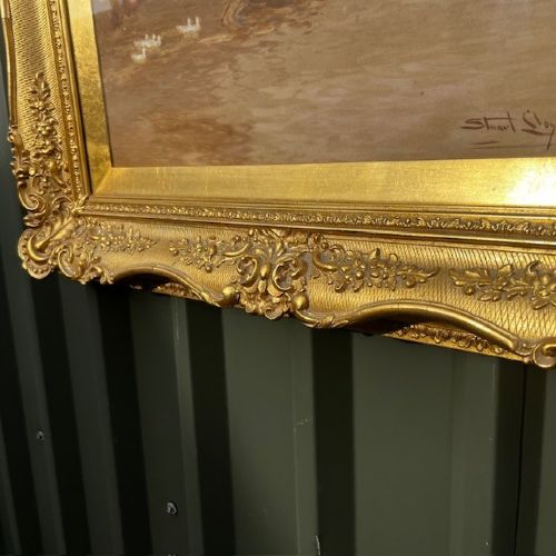 A 19TH CENTURY LARGE SCALE WATER COLOUR BY STUART LLOYD - ADDITIONAL PHOTO 11