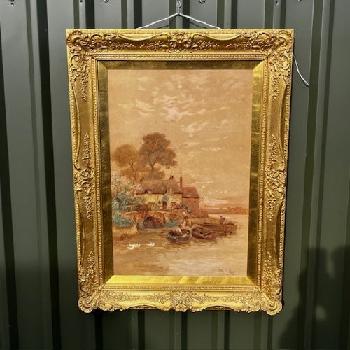 A 19TH CENTURY LARGE SCALE WATER COLOUR BY STUART LLOYD - ADDITIONAL PHOTO 12