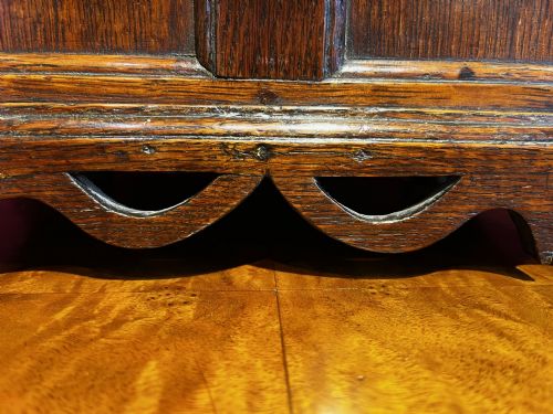 A RARE LATE 18TH CENTURY MINIATURE OAK BOX - ADDITIONAL PHOTO 6
