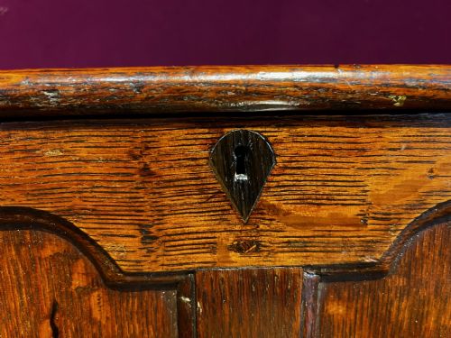 A RARE LATE 18TH CENTURY MINIATURE OAK BOX - ADDITIONAL PHOTO 10