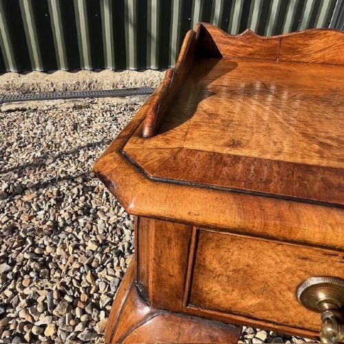 A George I Style walnut side table by Tozer of London. View II