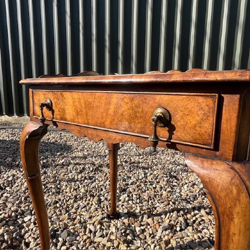A George I Style walnut side table by Tozer of London. View V