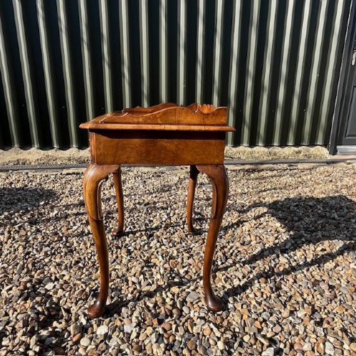 A George I Style walnut side table by Tozer of London. View VII