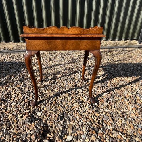 A George I Style walnut side table by Tozer of London. View VIII