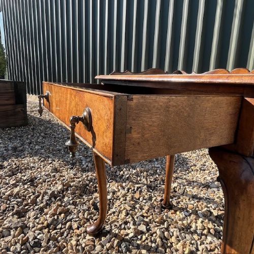 A George I Style walnut side table by Tozer of London. View X