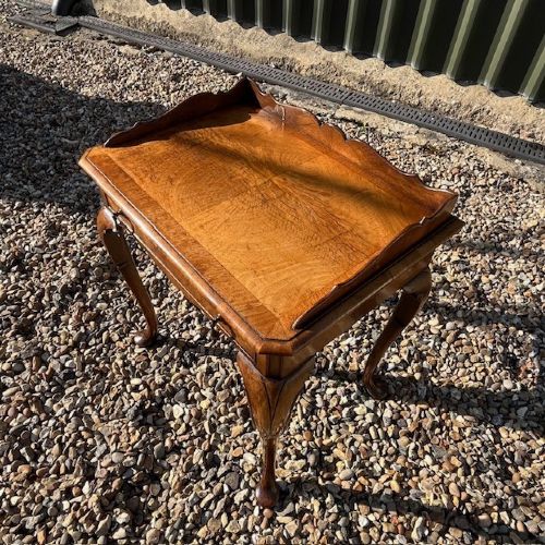A George I Style walnut side table by Tozer of London. View XI
