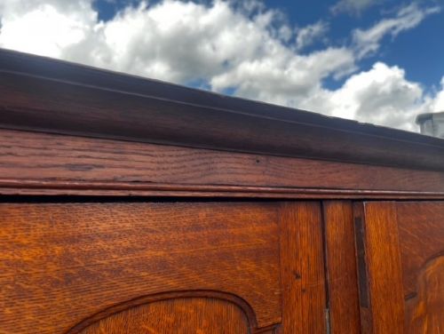 A Rare Arts & Crafts Period Oak Wardrobe/Hall Robe By Arthur Simpson Of Kendal View V