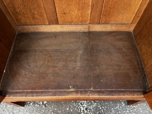 A Rare Arts & Crafts Period Oak Wardrobe/Hall Robe By Arthur Simpson Of Kendal View IX