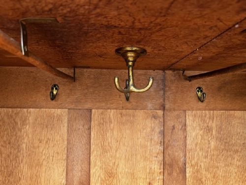 A Rare Arts & Crafts Period Oak Wardrobe/Hall Robe By Arthur Simpson Of Kendal View X