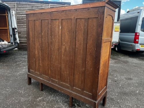 A Rare Arts & Crafts Period Oak Wardrobe/Hall Robe By Arthur Simpson Of Kendal View XI