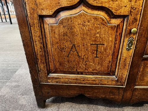 A Mid 18th Century Dated Oak Dresser Base. View III