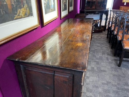 A Mid 18th Century Dated Oak Dresser Base. View VI