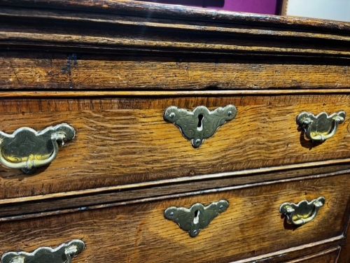 A Mid 18th Century Dated Oak Dresser Base. View VII