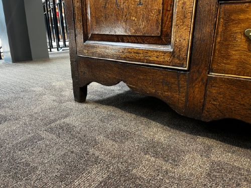 A Mid 18th Century Dated Oak Dresser Base. View XI