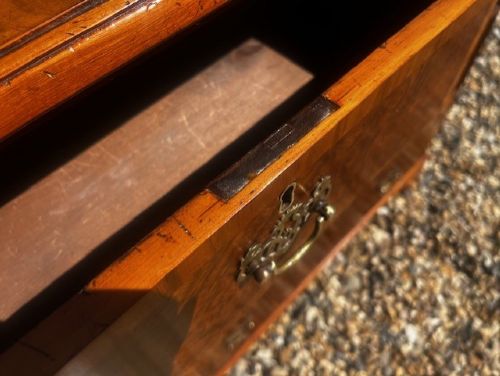 A George II Style Burr Walnut Chest Of Drawers View V